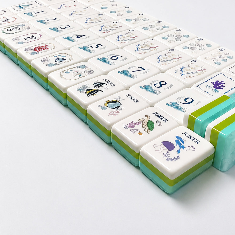 Serene Tide American mahjong tiles — square featured product view
